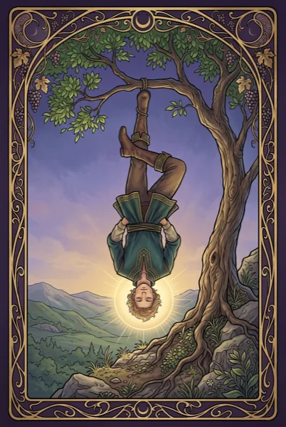 The Hanged Man tarot card