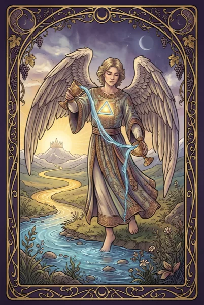 Temperance tarot card