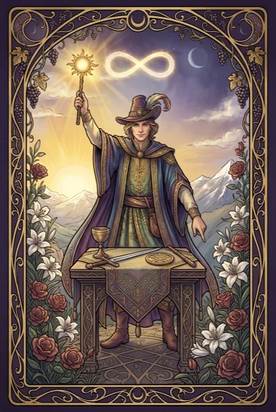 The Magician tarot card