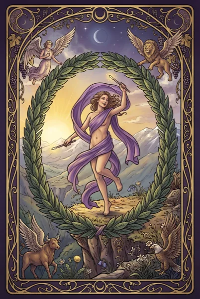 The World tarot card