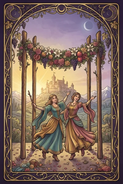 Four of Wands tarot card