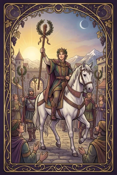 Six of Wands tarot card