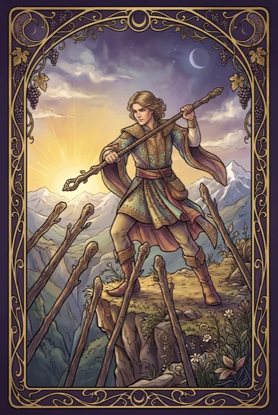 Seven of Wands tarot card