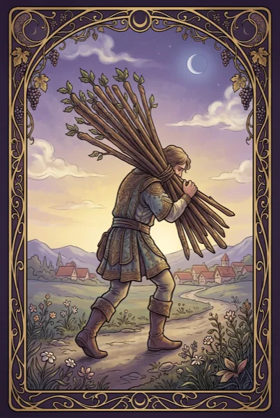 Ten of Wands tarot card