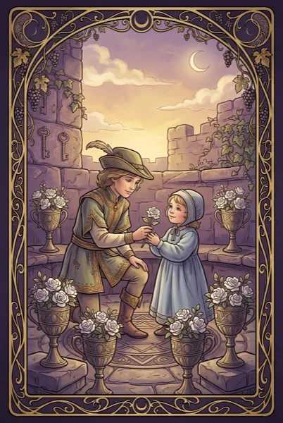 Six of Cups tarot card