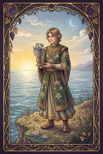 Page of Cups tarot card