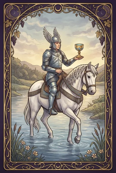 Knight of Cups tarot card