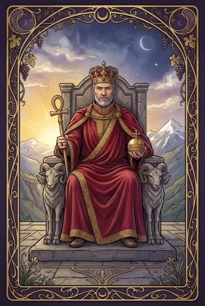 The Emperor tarot card