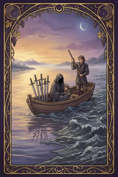 Six of Swords tarot card