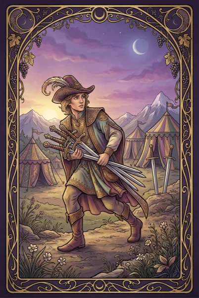 Seven of Swords tarot card