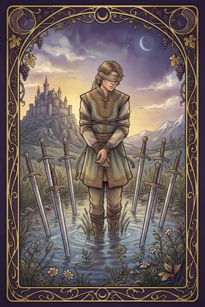 Eight of Swords tarot card