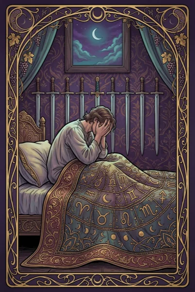 Nine of Swords tarot card