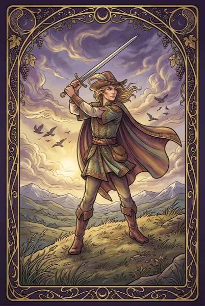 Page of Swords tarot card