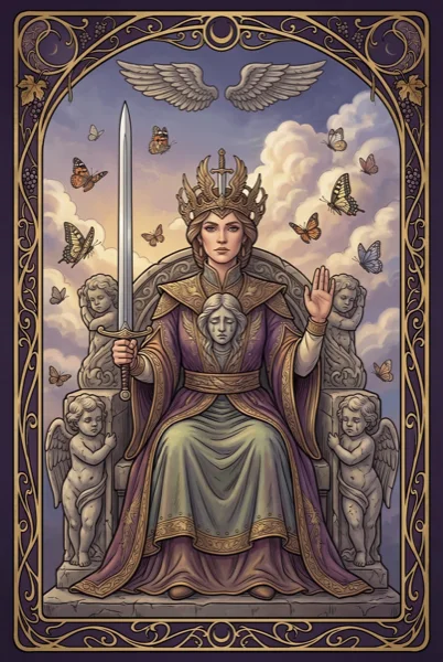 Queen of Swords tarot card