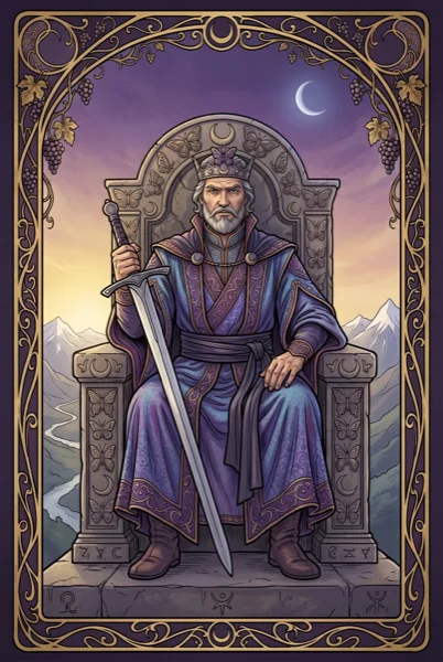 King of Swords tarot card