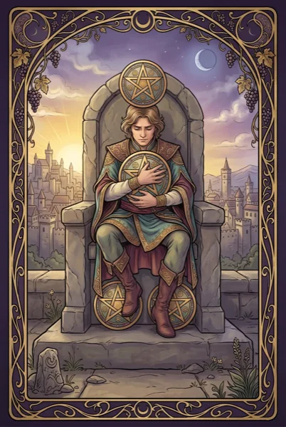 Four of Pentacles tarot card