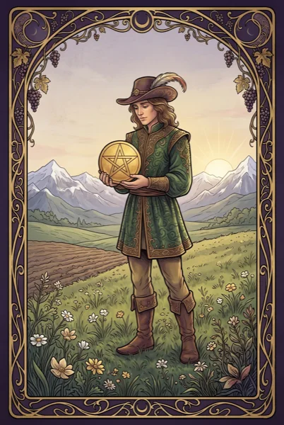 Page of Pentacles tarot card