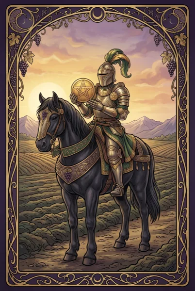 Knight of Pentacles tarot card