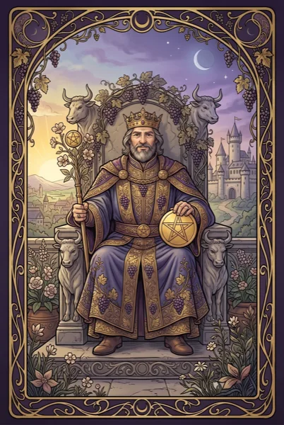 King of Pentacles tarot card