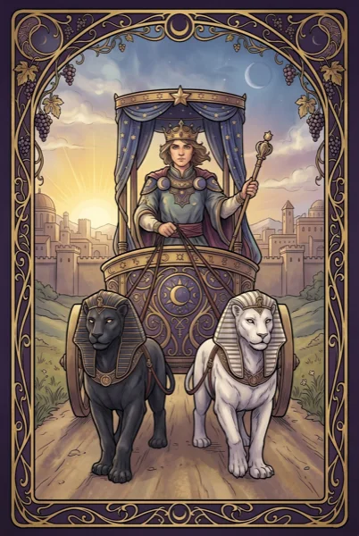 The Chariot tarot card