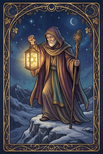 The Hermit tarot card