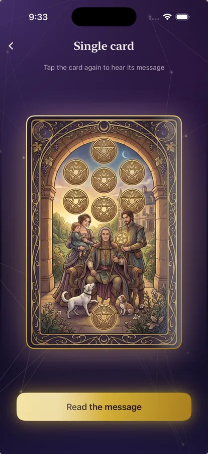 Revealed card